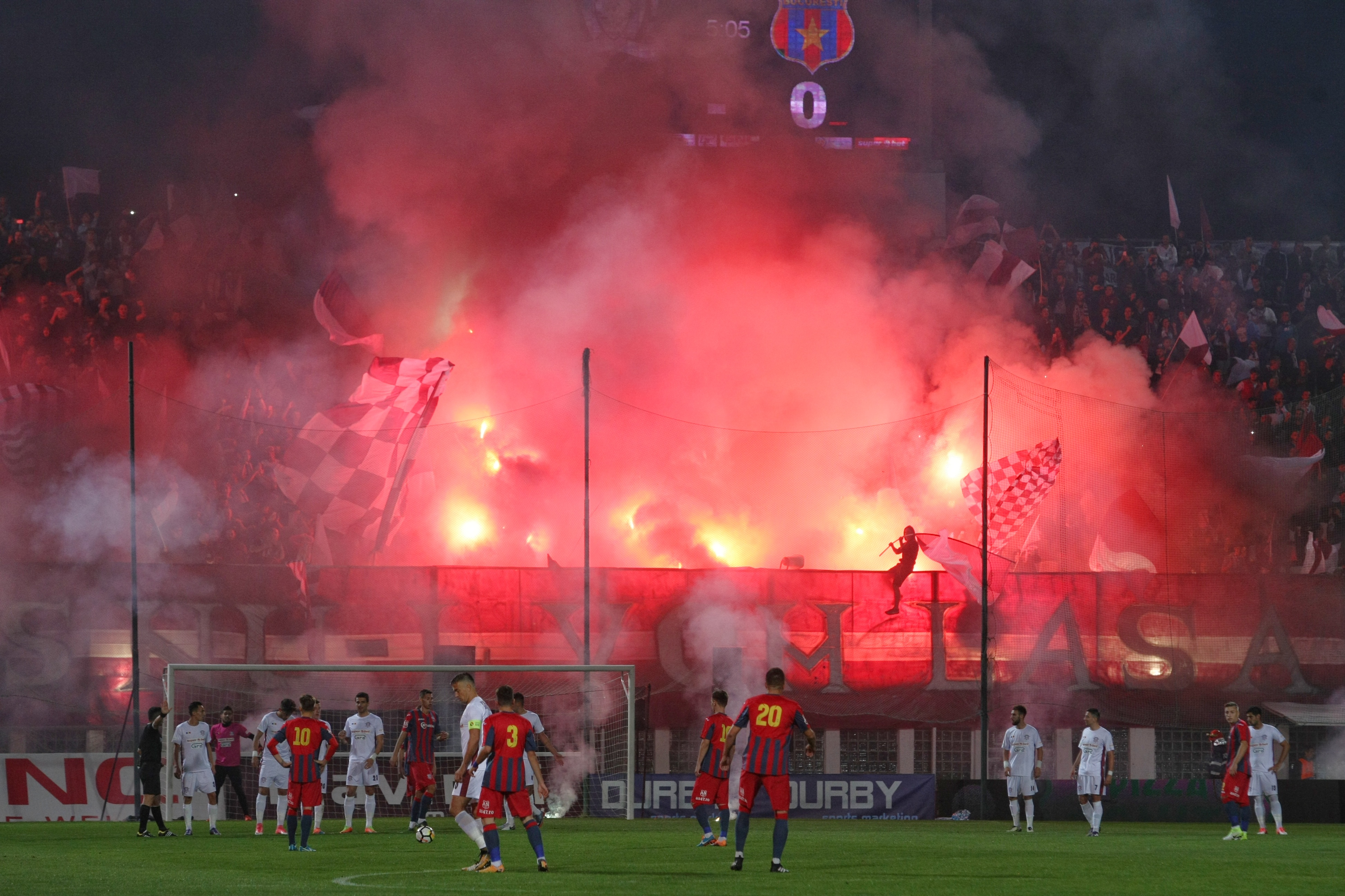 Academia Rapid - CSA Steaua 1-1, în Liga a 4-a. A fost spectacol total în tribune | GALERIE FOTO
