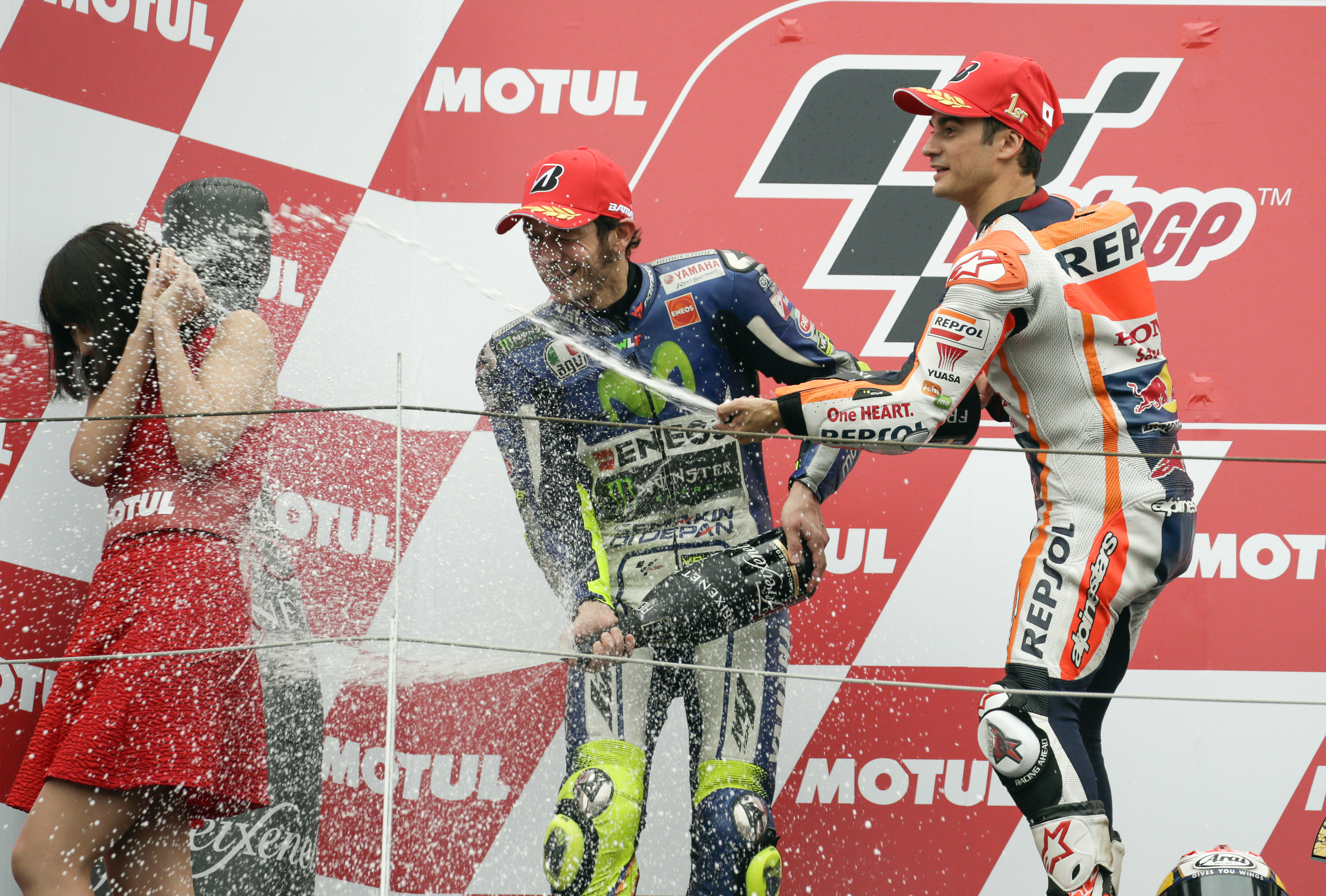 Dani Pedrosa a câștigat MP al Japoniei la Moto GP, Rossi, lider consolidat