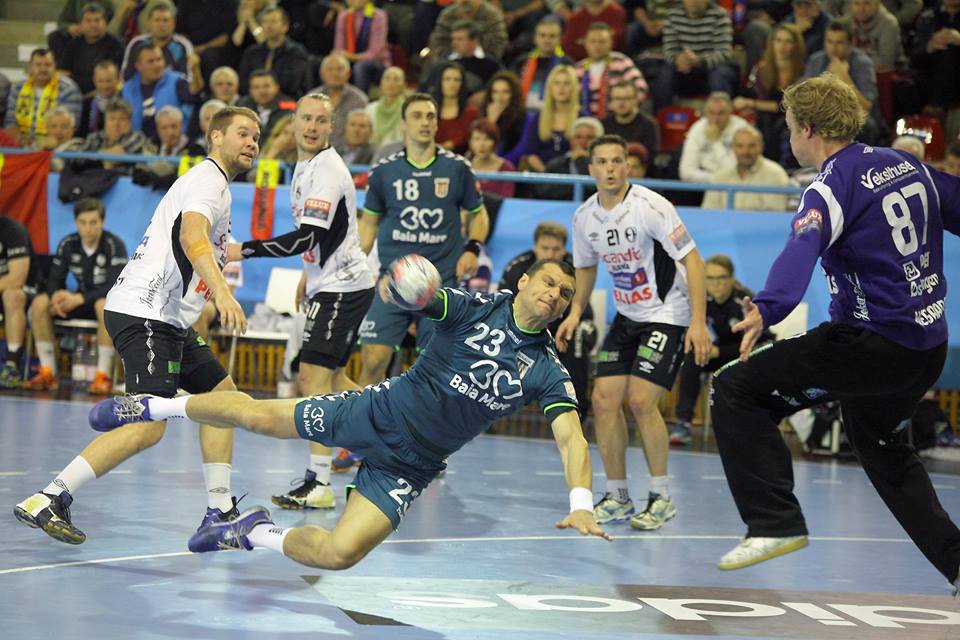 S-a terminat! Minaur Baia Mare, eliminată matematic din Liga Campionilor, după 24-29, acasă, cu ultima clasată