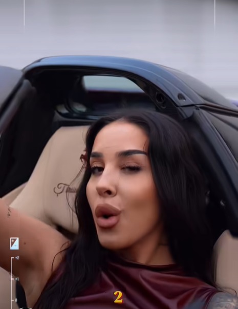 Cristina Ștefania, în mașina lui Ion Țiriac. Cum a fost surprinsă iubita lui Speak, care cântă „Nu te opri! Just do it”