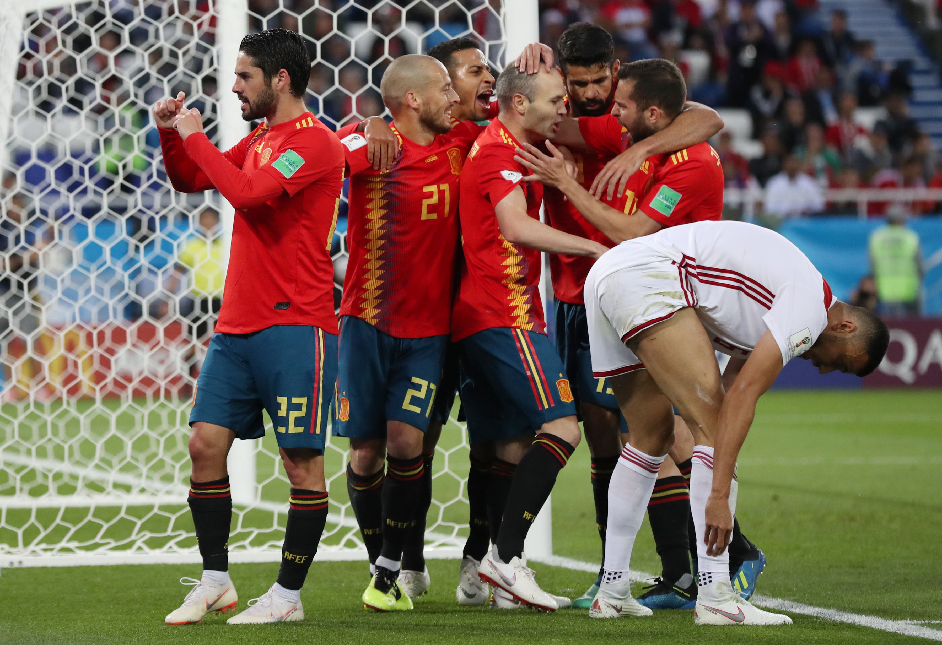 Spania - Maroc 2-2, în Grupa B a Campionatului Mondial de Fotbal din Rusia 2018. Ibericii, calificare cu emoții / FOTO&VIDEO