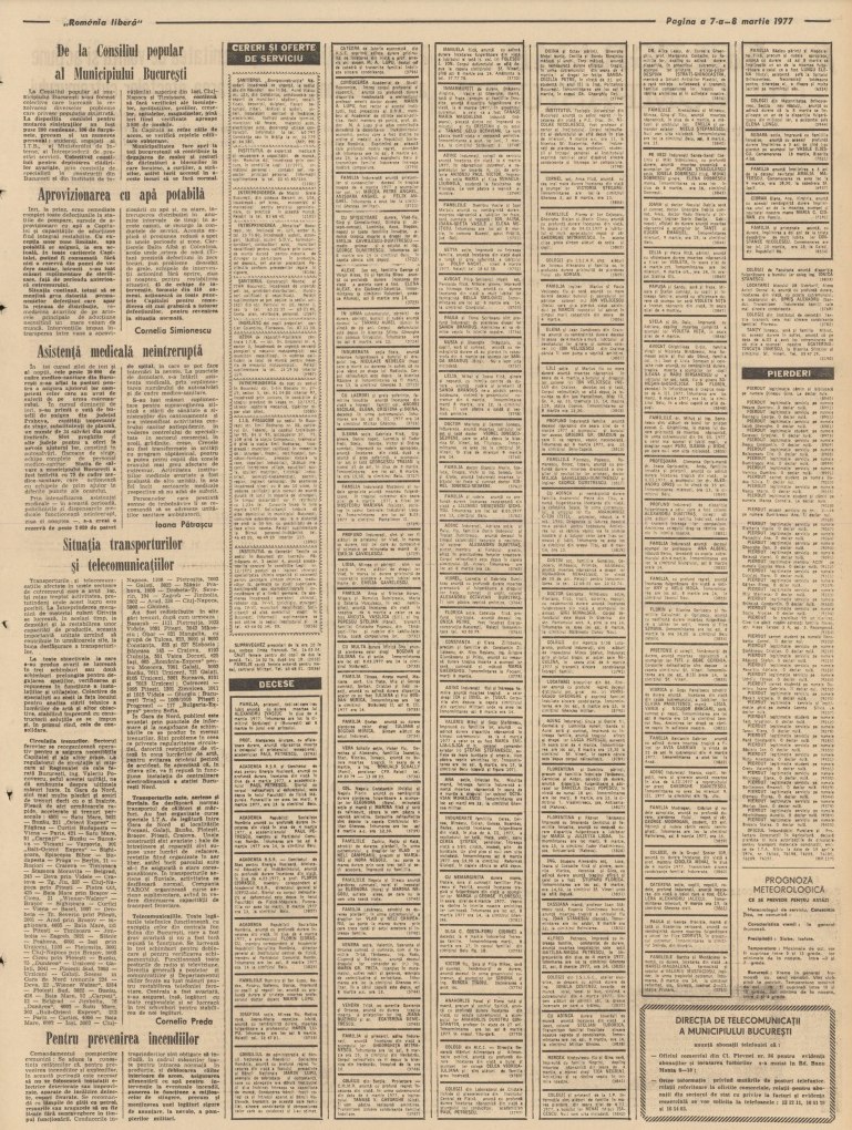 47 de ani de la cutremurul din 1977. Ce scria presa vremii despre cel mai distructiv seism de pe teritoriul României
