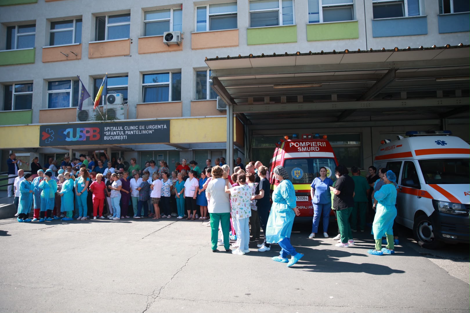 A doua zi de grevă generală în spitale. Sanitas respinge explicațiile Guvernului privind noua lege a salarizării