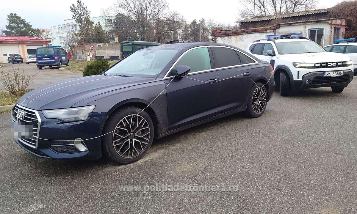 Un Audi de 70.000 de euro, căutat în Polonia, a fost găsit de polițiști în Portul Constanța. Urma să fie trimis în Georgia