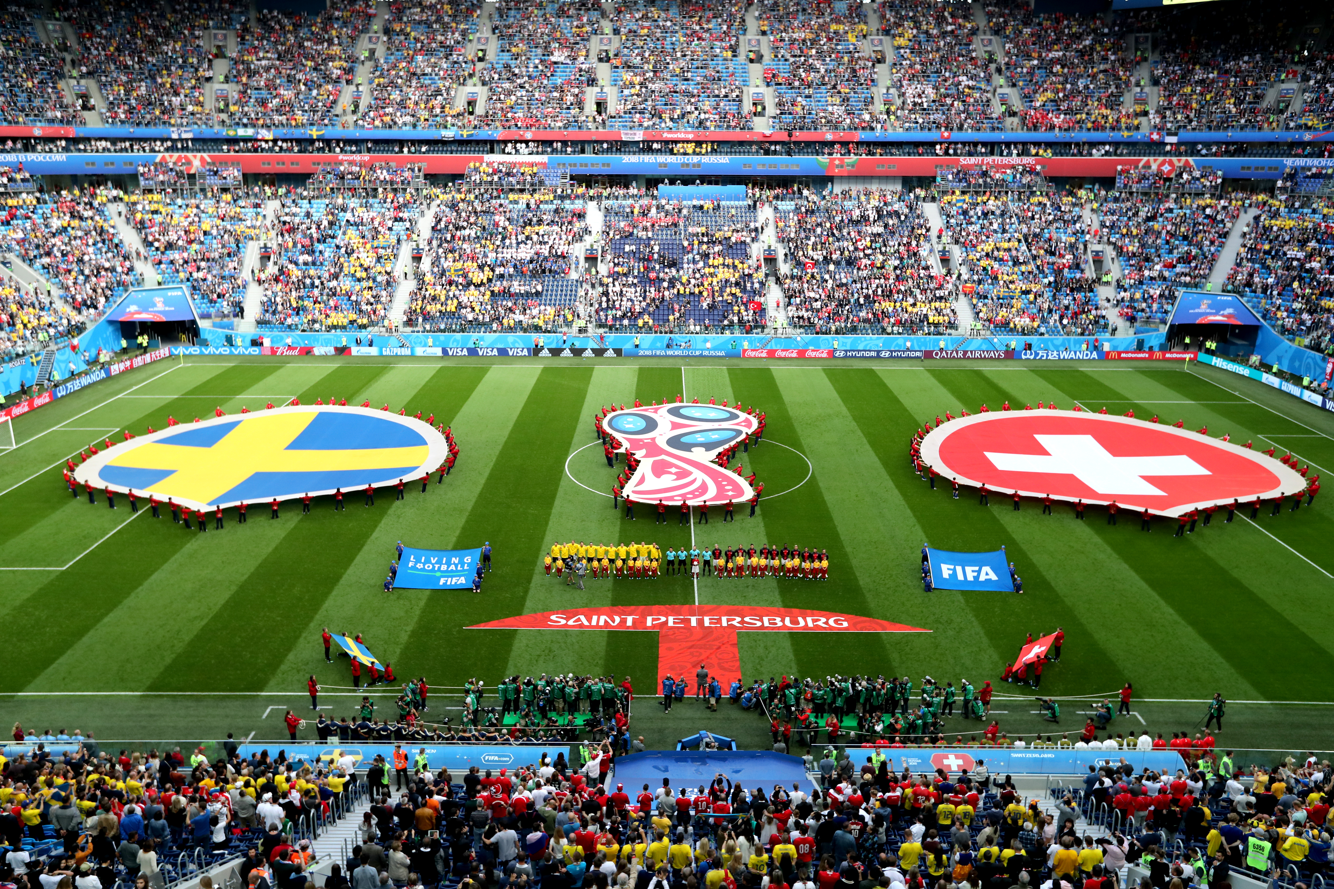 Suedia - Elveția 1-0, în optimile Campionatului Mondial de fotbal Rusia 2018. Eroul Forsberg. Cifră istorică de fani / GALERIE FOTO