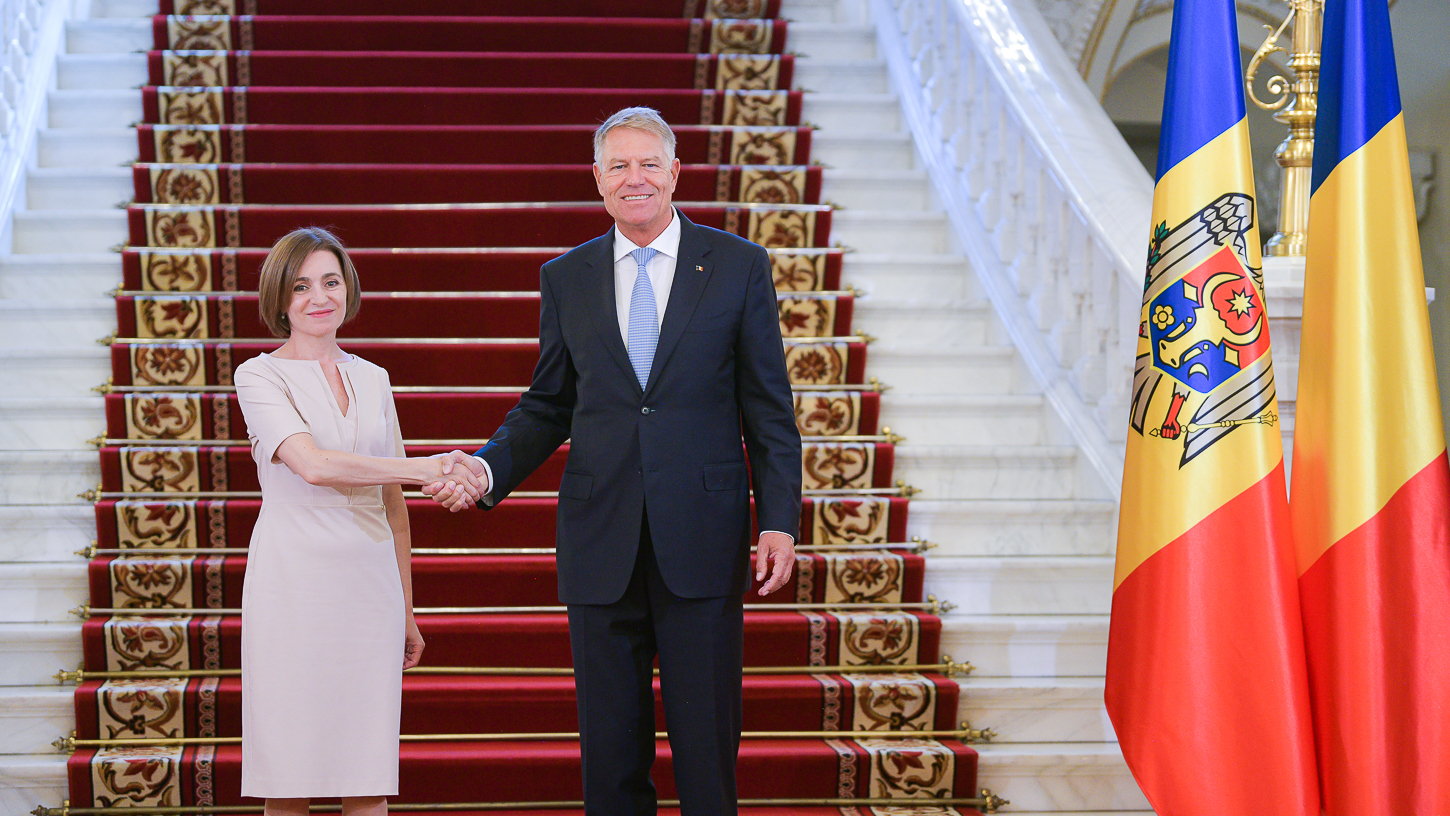 Klaus Iohannis a primit-o pe Maia Sandu la Cotroceni: „Nu vom abandona Republica Moldova”