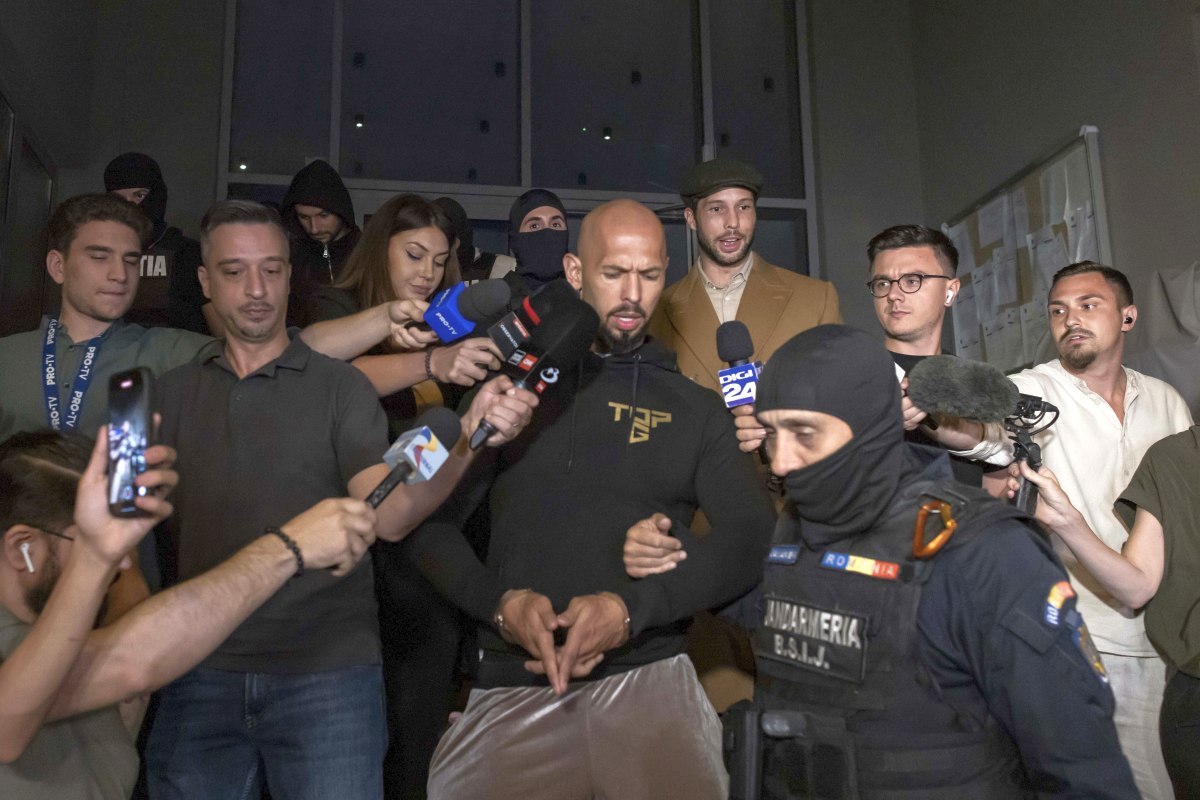 Frații Tate, reținuți de DIICOT pentru 24 de ore într-un nou dosar. Care sunt acuzațiile procurorilor