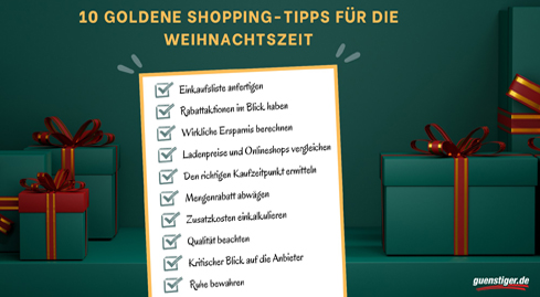 10 goldene Shopping-Tipps für die Weihnachtszeit