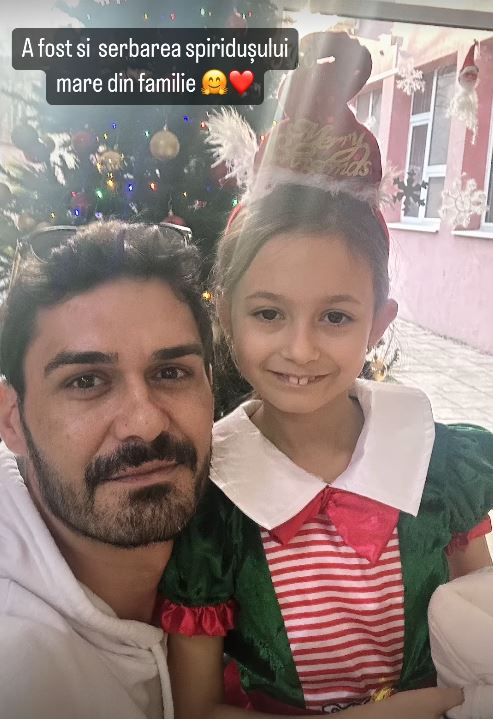 Andreea Bălan și George Burcea au fost împreună la serbarea fiicei lor. Au renunțat la certuri și au o relație civilizată