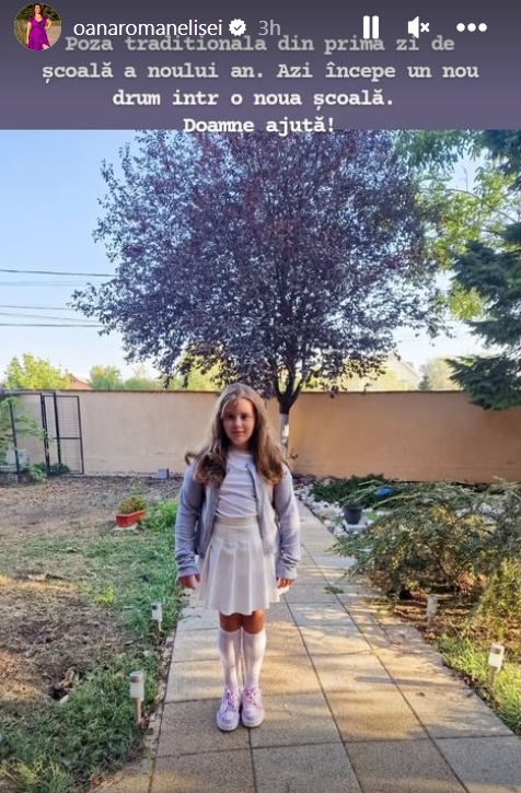 Ce a aflat Oana Roman la întâlnirea cu învățătoarea fiicei sale, după ce Isabela a început școala privată: „Am avut ședința individuală”