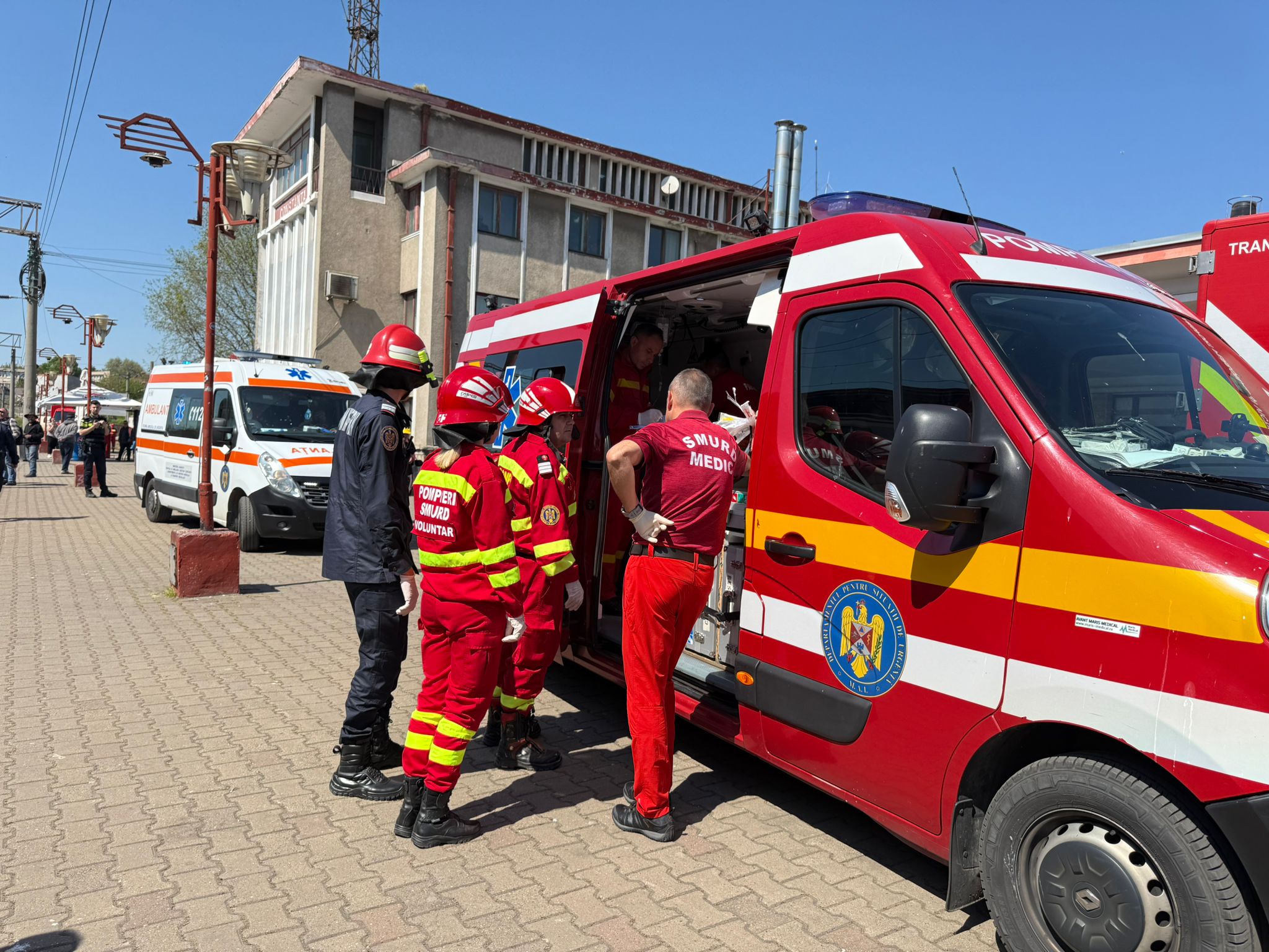 Două trenuri s-au lovit în Gara CFR Constanța. Planul roșu, dezactivat. Câte persoane au fost duse la spital