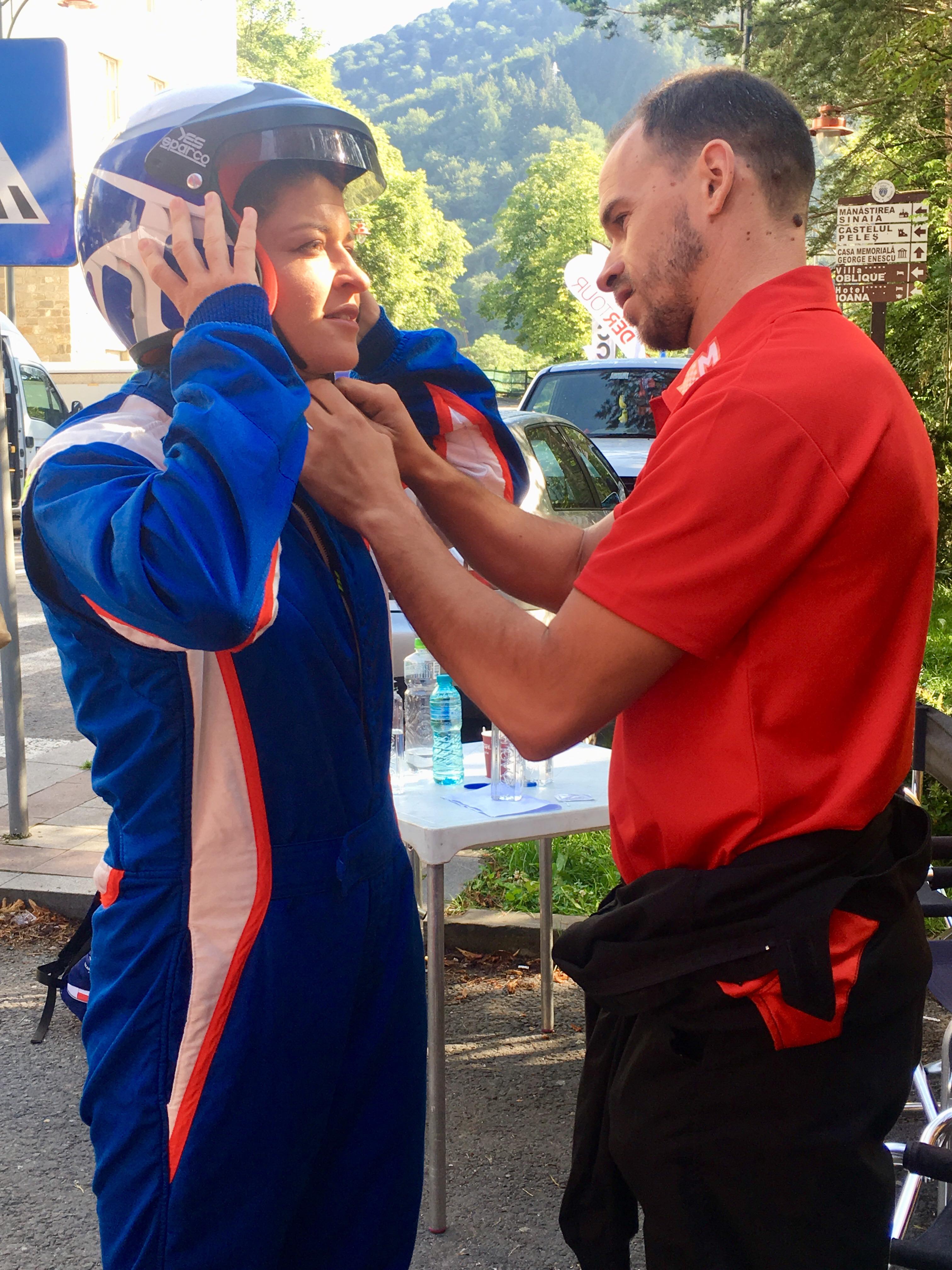 Mihai Leu și Alexandra Dulgheru, senzații tari la peste 150 kilometri la oră!