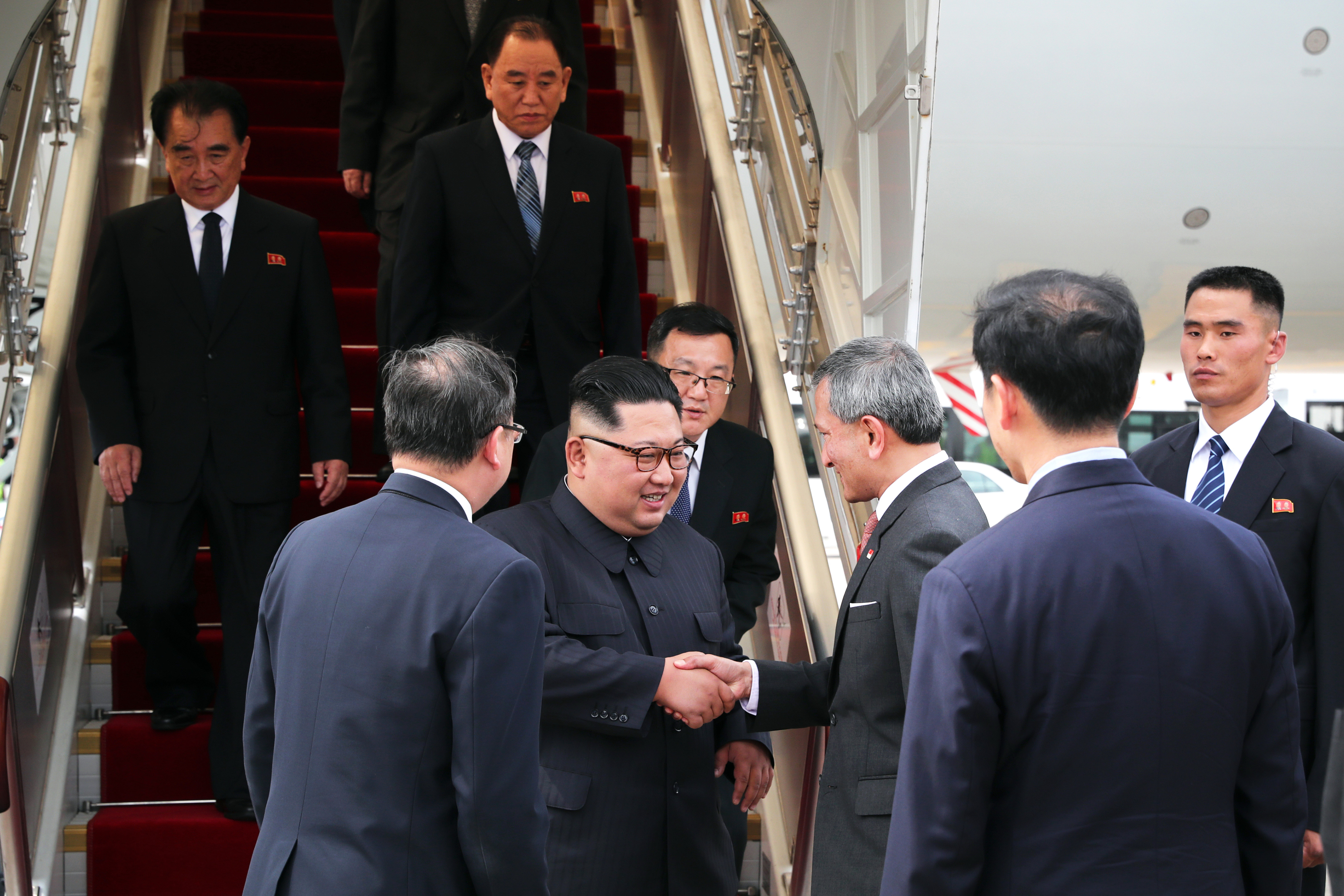 GALERIE FOTO | Kim Jong-un a sosit în Singapore pentru summitul cu Donald Trump
