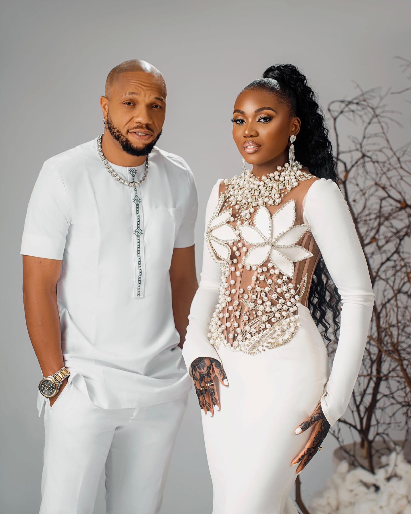 Charles Okocha and his boo have secretly been together for seven years [Instagram/Charles_okocha]