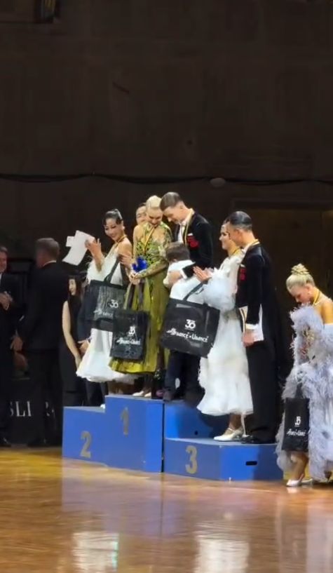 Rareș Cojoc, imagini emoționante la German Open Championships. Dansatorul a fost îmbrățișat pe podium de fiul său