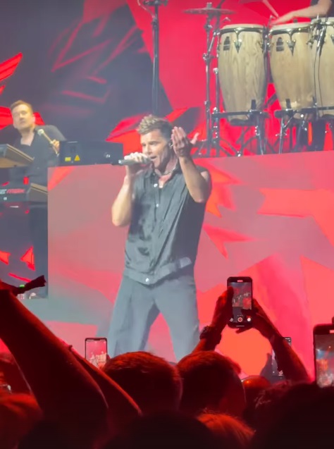 Cum a apărut Iulia Vântur alături de Ricky Martin. S-au îmbrățișat de față cu toți fotografii, iar apoi gestul lui a surprins-o pe româncă
