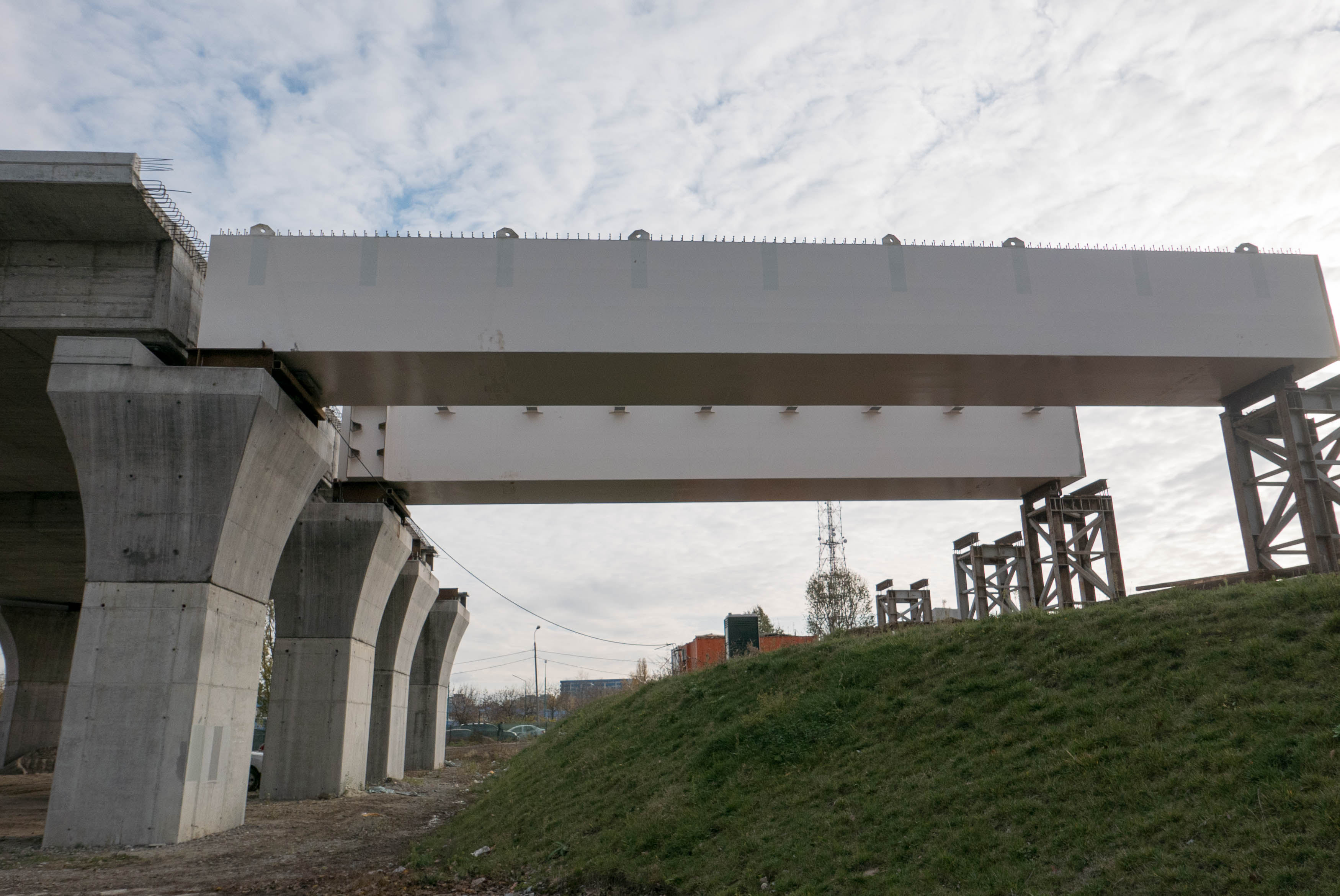 FOTO| Pasajul Splaiul Independenței- Ciurel- Autostrada București- Pitești prinde contur. În ce stadiu sunt lucrările?
