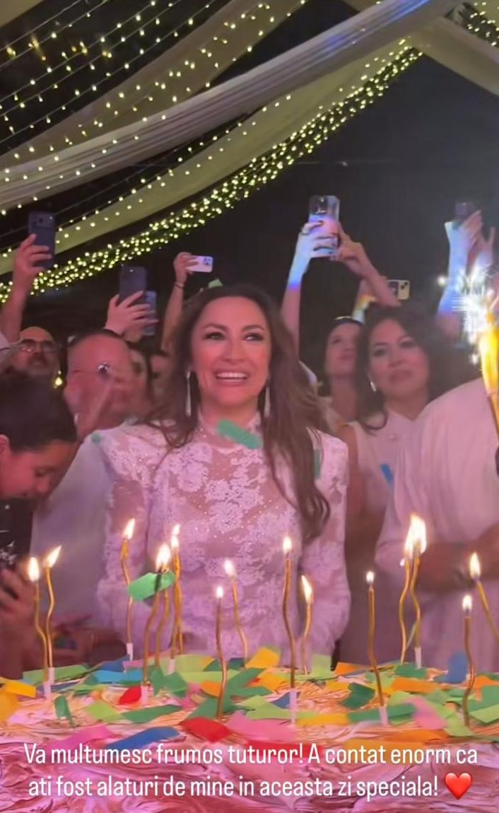 Andra a cântat cu Leo de la Roșiori la petrecerea ei de 40 de ani: „Mi-am dorit din suflet să fie la ziua mea!”