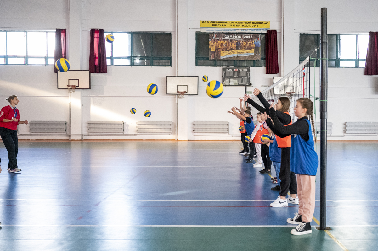 Copii din Ucraina și România au făcut sport împreună, la Gura Humorului. „Vă mulțumim că ați petrecut timp împreună cu noi”