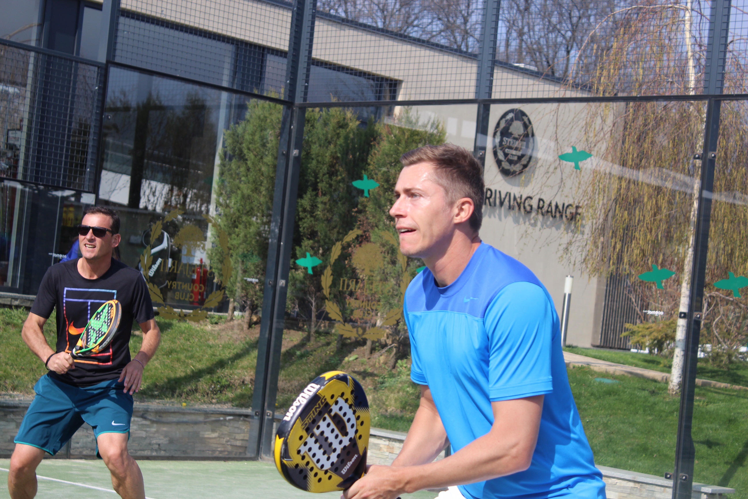 Marius Copil, Andrei Pavel şi Victor Crivoi au jucat padel la complexul lui Ion Țiriac | FOTO