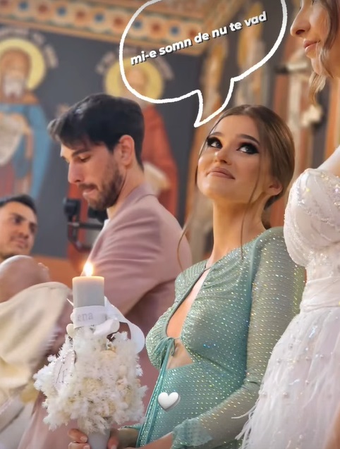 Theo Rose și Anghel Damian, nași de cununie în biserică, deși nu sunt căsătoriți. Cântăreața a și botezat-o pe fetița prietenei sale