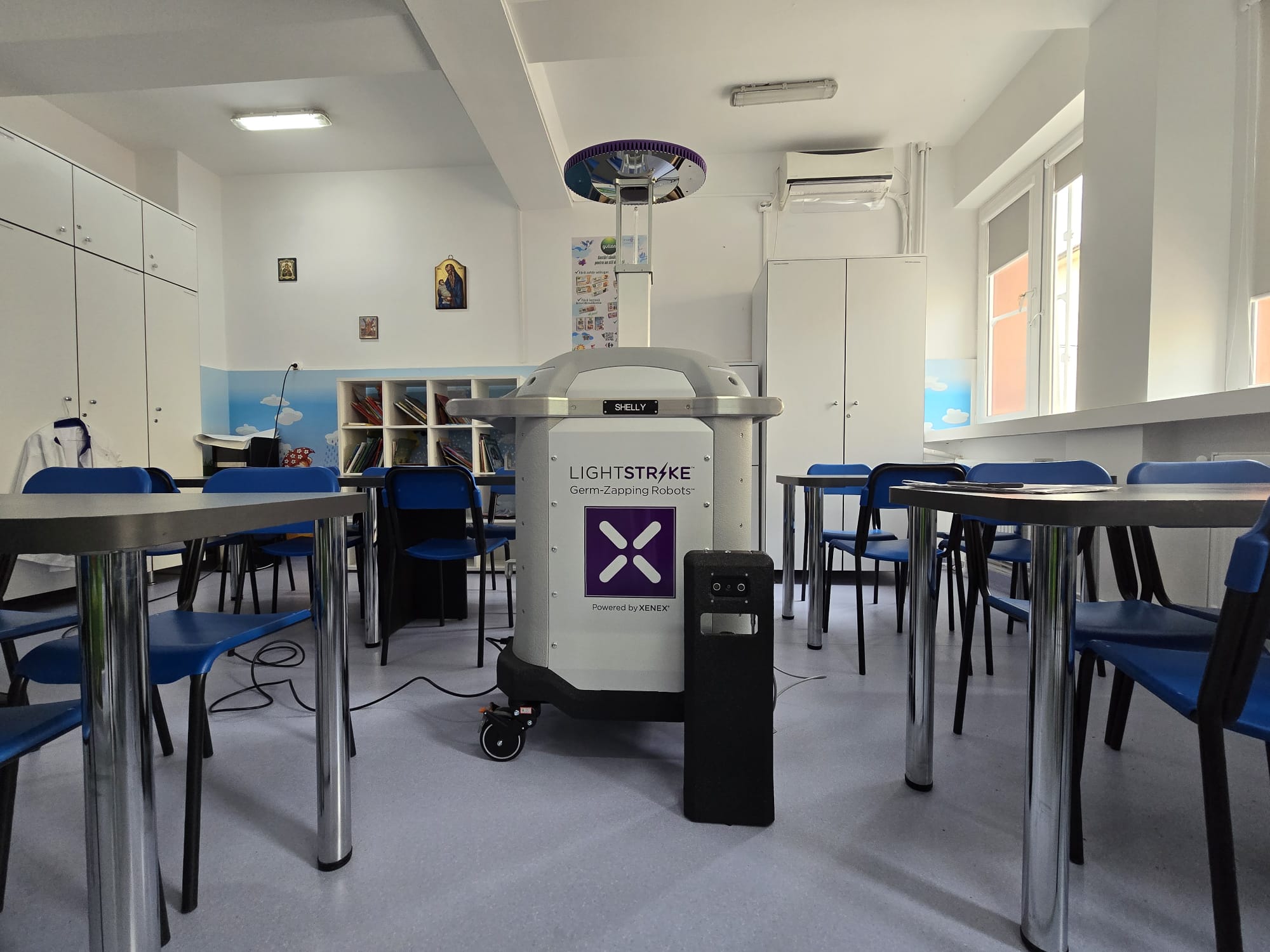 Dezinfecția în Spitalul de Pediatrie Ploiești se face cu roboți. Cum transformă tehnologia siguranța copiilor