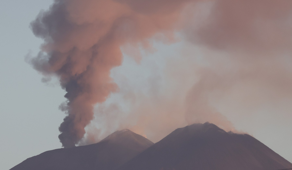 Vulcanul Etna a aerupt din nou