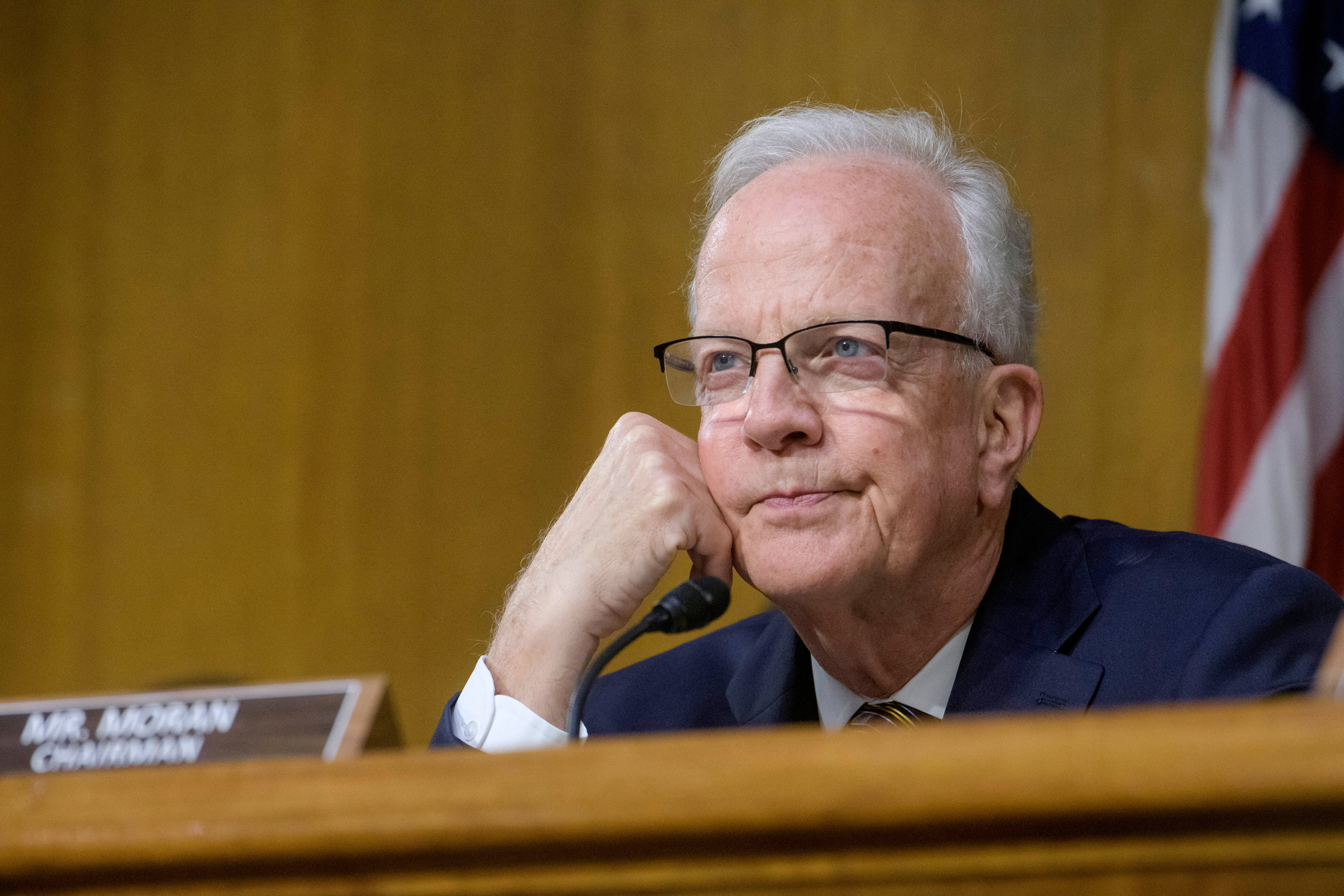 Kansas Sen. Jerry Moran is among a handful of Republicans questioning Federal Communications Commission Chair Brendan Carr's pressure campaign to kick Jimmy Kimmel off the air.