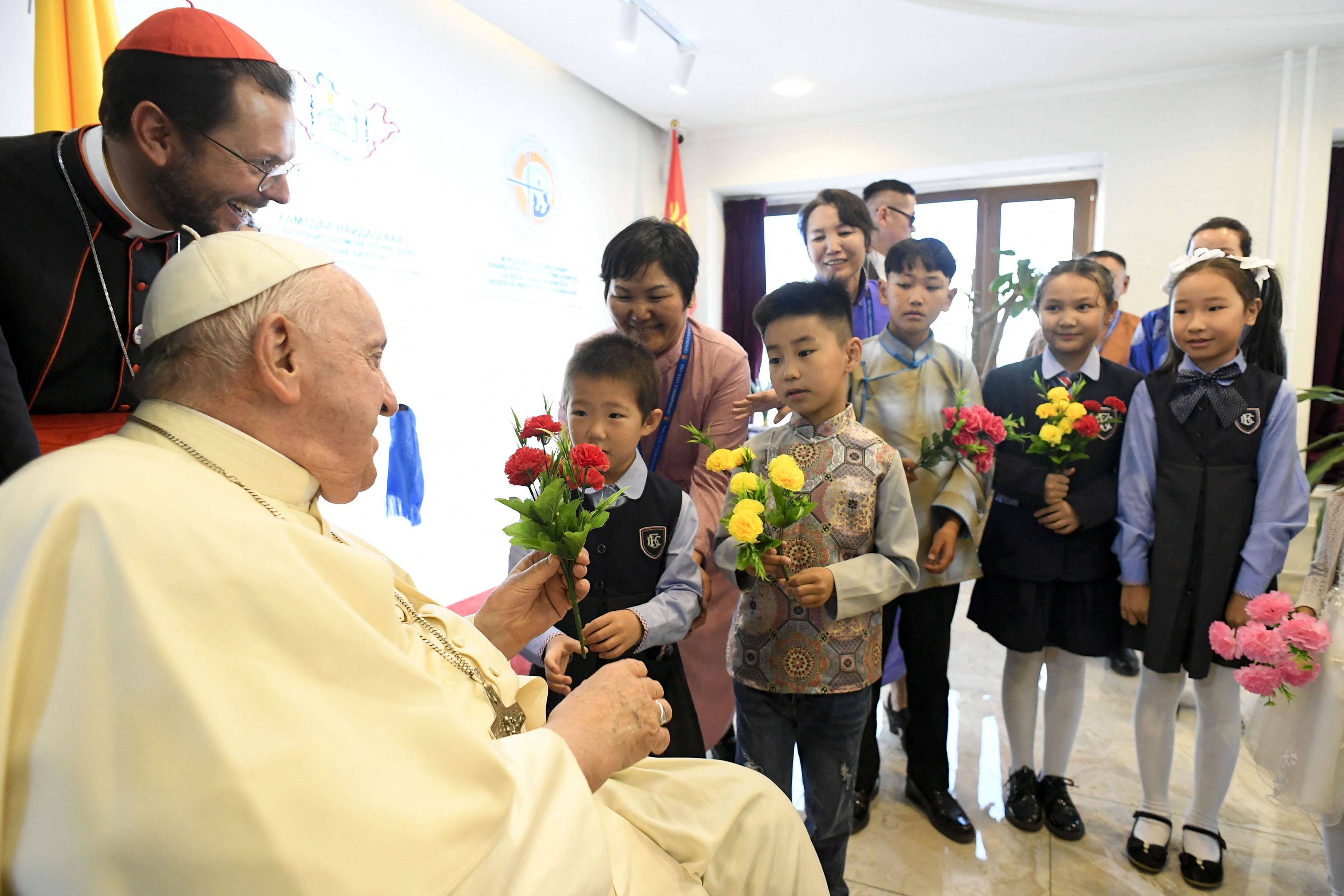 Vizita Papei Francisc în Mongolia: Un zbor de 10 ore și 8.000 de km pentru cei 1.500 de catolici din țară