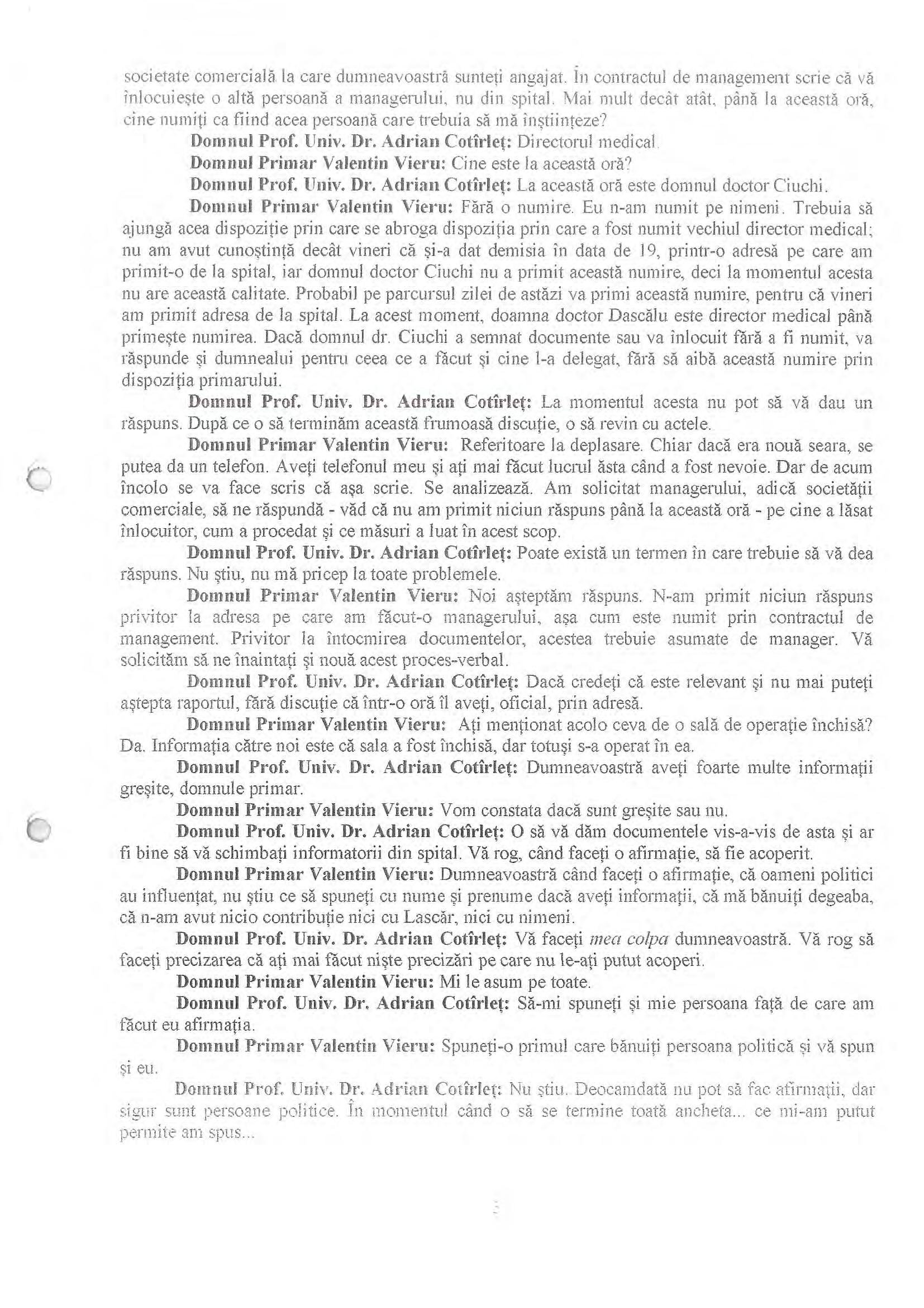 Ce au scos la iveală verificările de la spitalul din Moinești după moartea unei paciente de 50 de ani. Război deschis între primar și managerul instituției: „Ar trebui să vă schimbați informatorii din spital” 