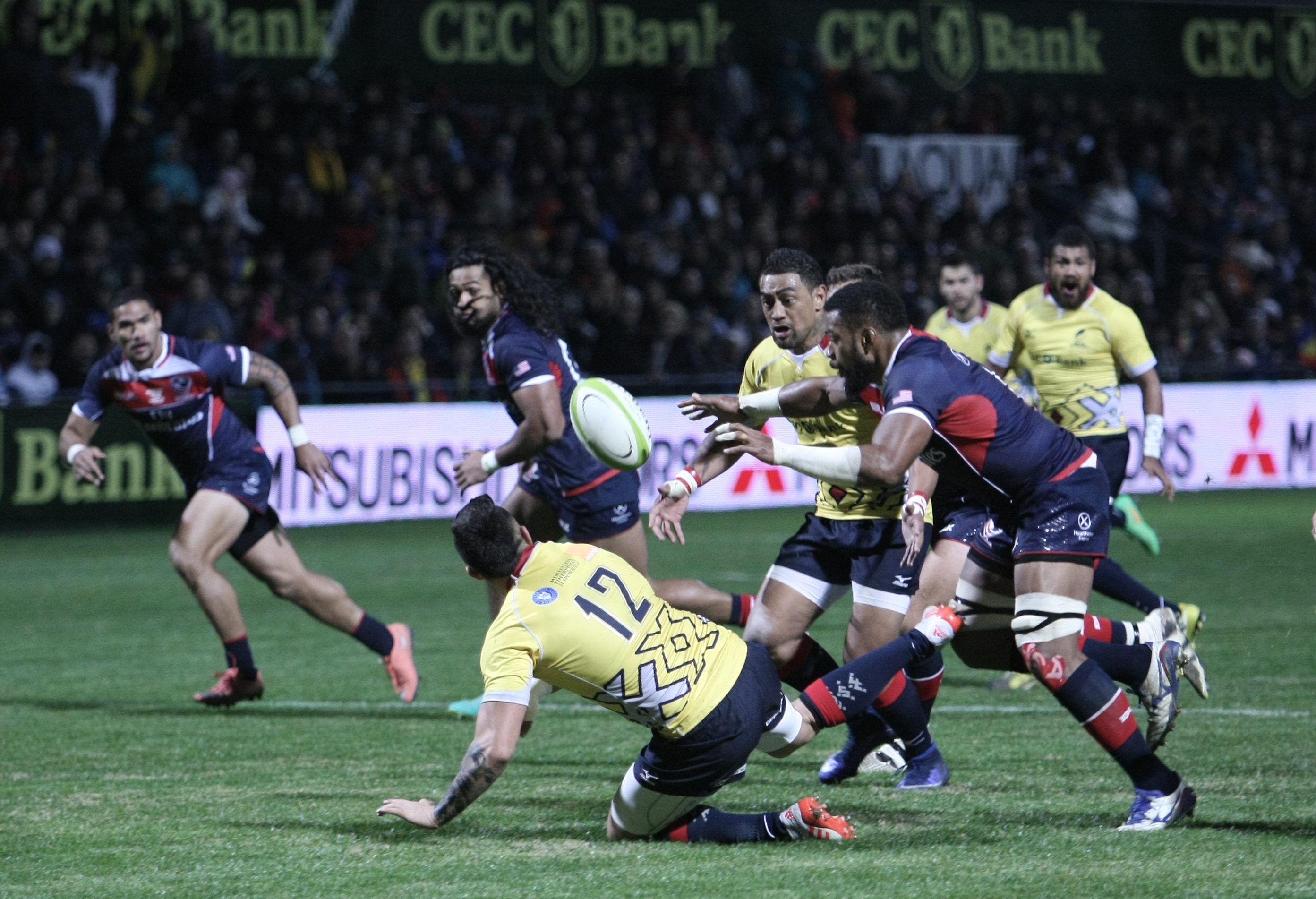 România a învins SUA la rugby. Florin Vlaicu a devenit cel mai selecţionat jucător român din istorie | GALERIE FOTO