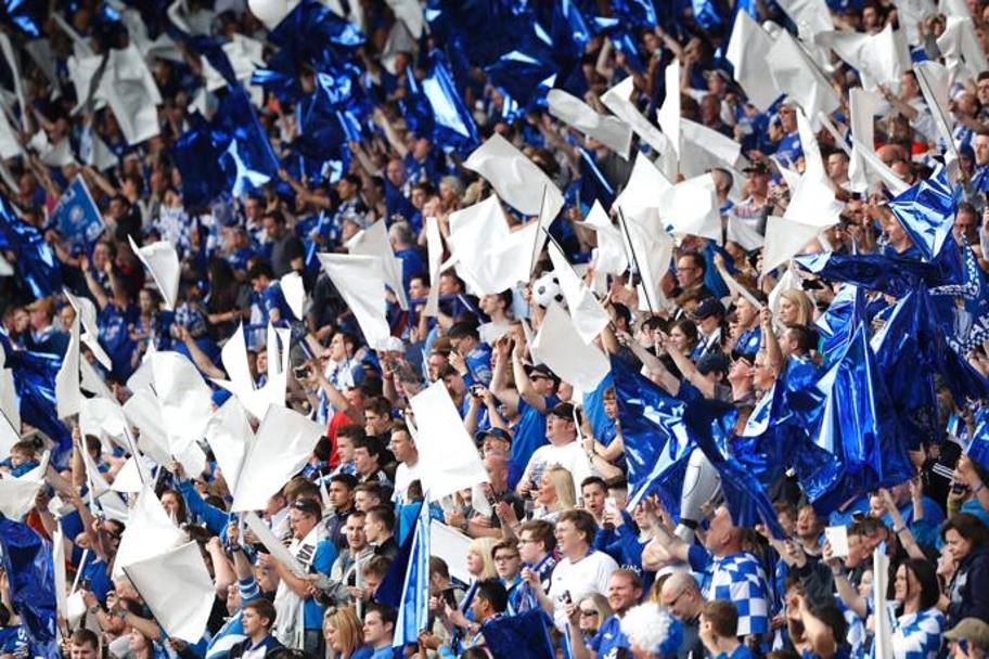 Ce party pe ”King Power Stadium”! Leicester a dat o petrecere pe cinste, la meciul cu Everton. Imagini de colecție / GALERIE FOTO & VIDEO