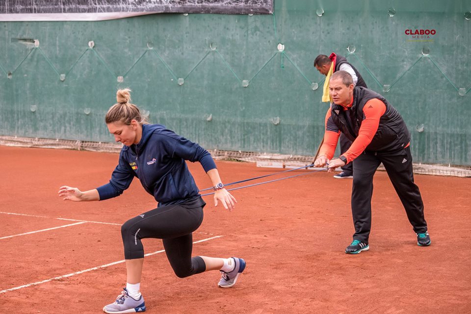Simona Halep se pregătește cu zâmbetul pe buze pentru confruntarea cu Marea Britanie din Fed Cup | GALERIE FOTO&VIDEO