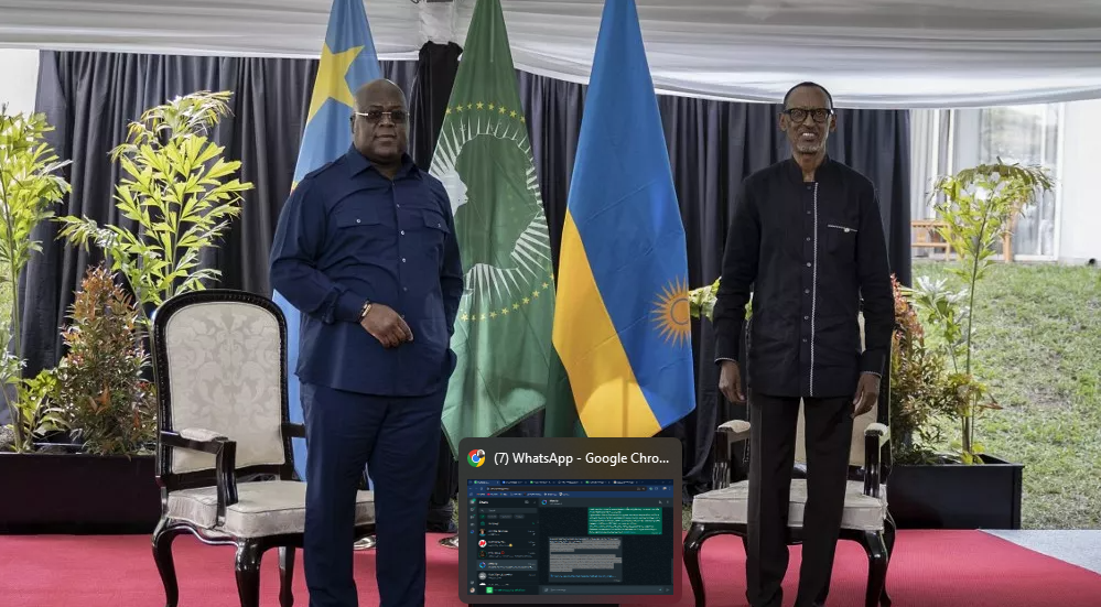 President Felix Tshisekedi and President Paul Kagame