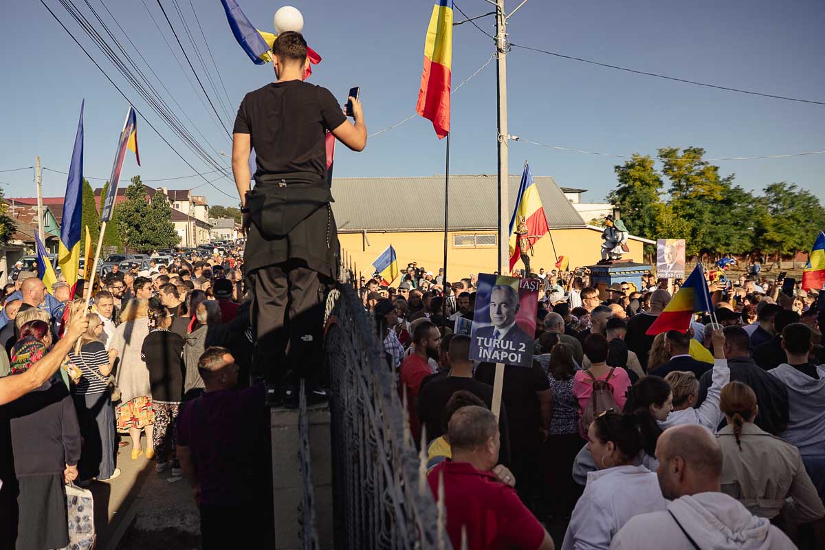 Călin Georgescu vizită Codăești, Vaslui