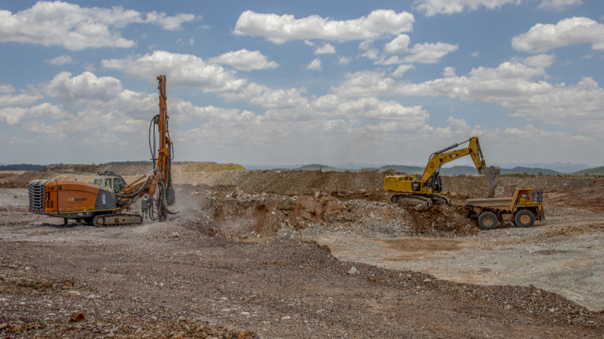Ore drilling operations at the Zimbabwe Consolidated Diamond Co. Chiadzwa diamond fields in Chiadzwa, Zimbabwe, on Thursday, Jan. 30, 2020. [Photr: Cynthia R Matonhodze/Bloomberg via Getty Images]