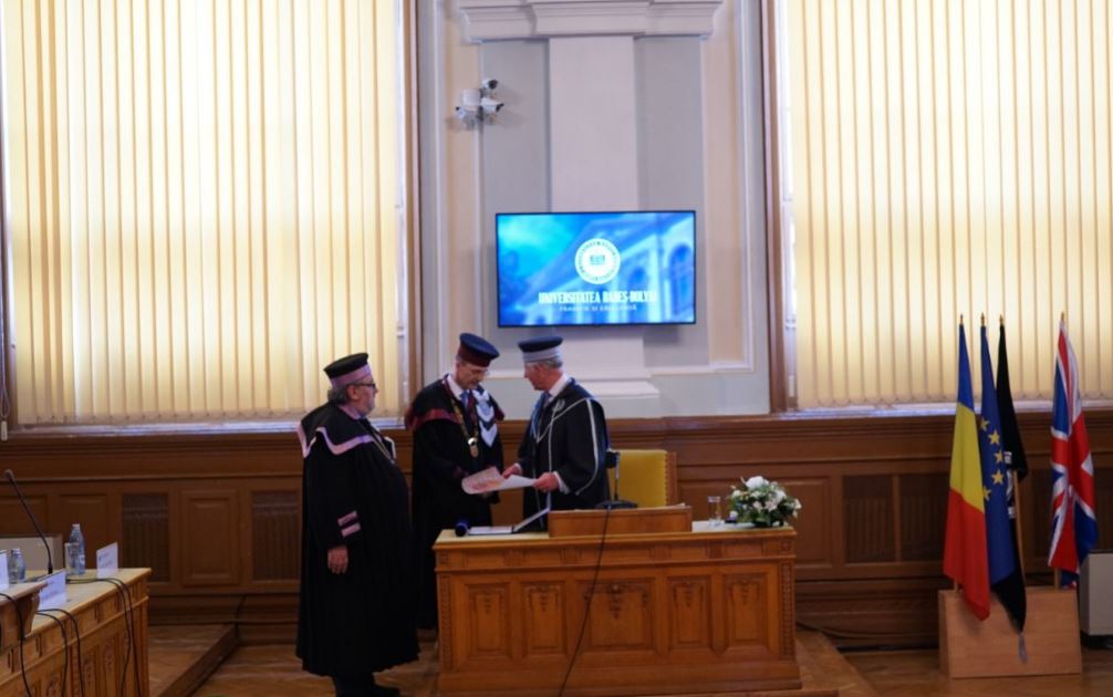 UPDATE: Prințul Charles a primit titlul de Doctor Honoris Causa al UBB Cluj. E considerat „protectorul Transilvaniei și al României”