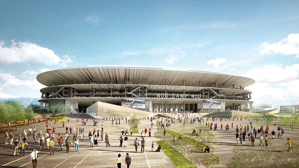 Barcelona și-a prezentat noul stadion Camp Nou. Costă 600 milioane de euro GALERIE FOTO&VIDEO