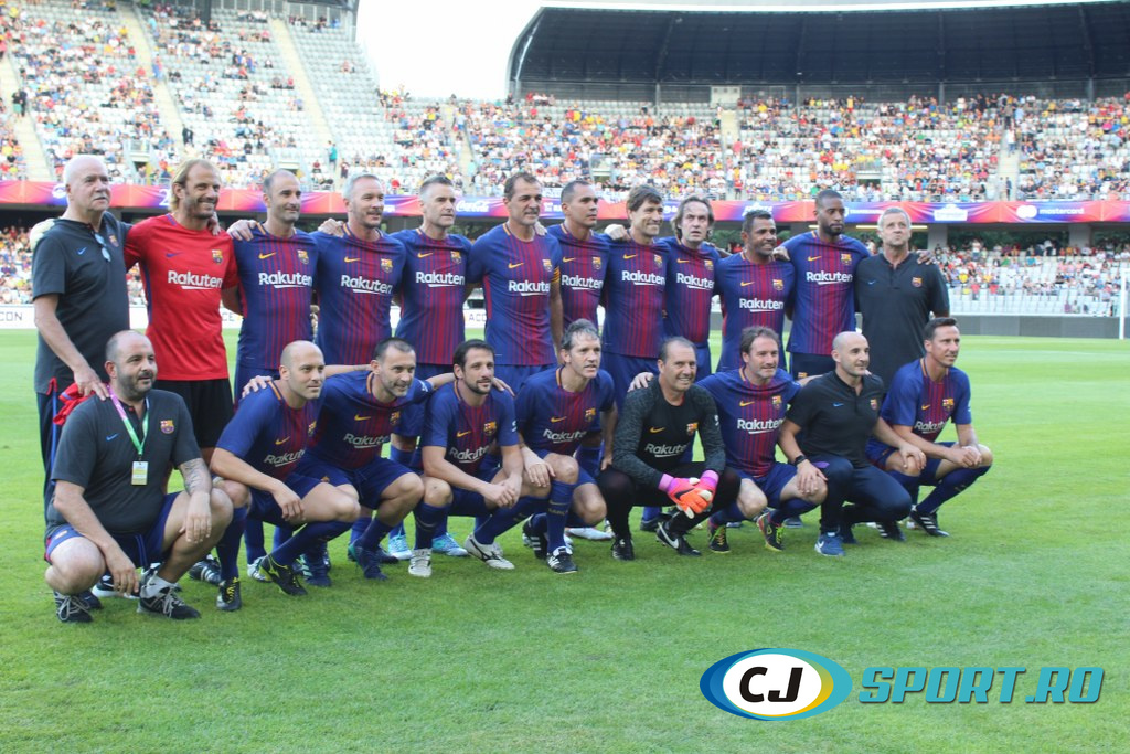 Generația de Aur - Legendele Barcelonei 0-2. ”Regele” a marcat pentru catalani! 25.000 de oameni au făcut valuri mexicane