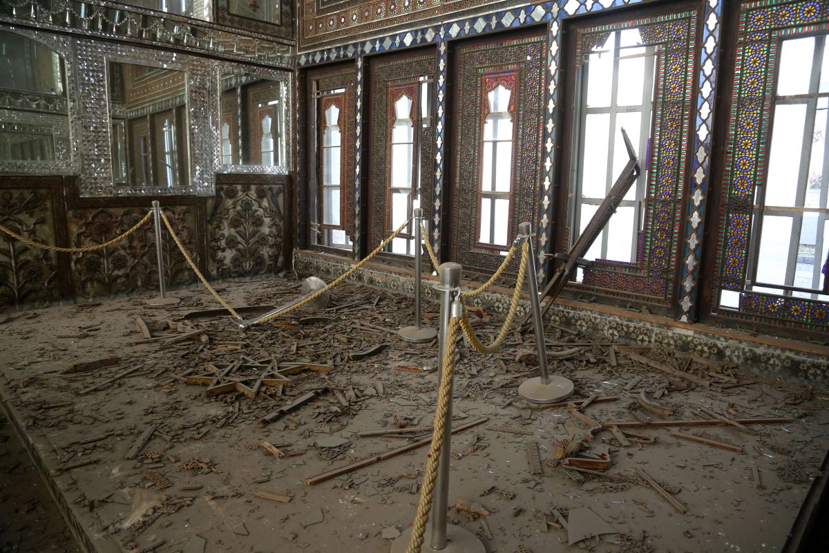 Palatul Golestan din Teheran, fostă reședință regală, devastat de o explozie în urma unor atacuri aeriene americano-israeliene