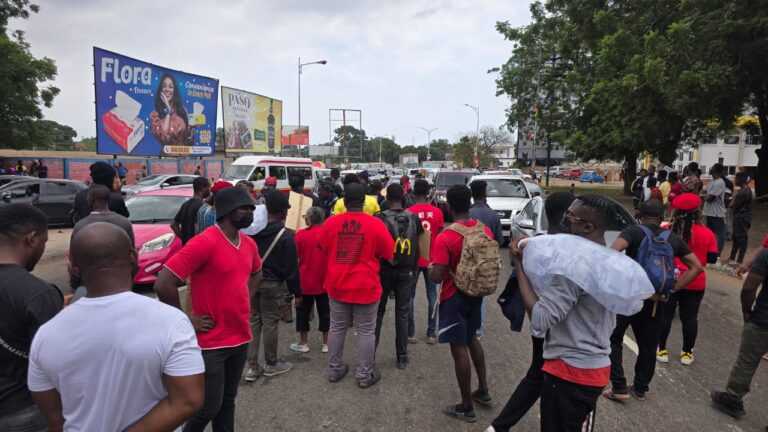 Anti-galamsey protest: Aged protestor demands clean water for grandchildren\'s sake