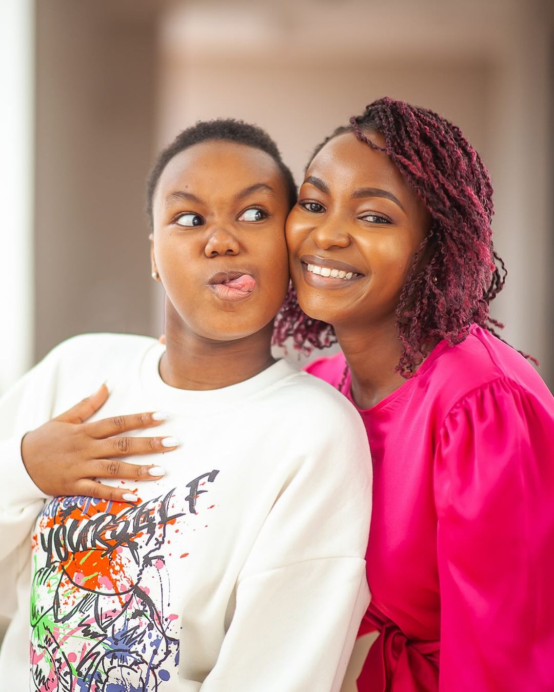 Judy Nyawira & daughter Mumbus