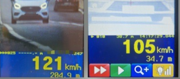 Zeci de șoferi luați ca din oală de radar, lângă Horezu. Câți au rămas fără permis în trei ore