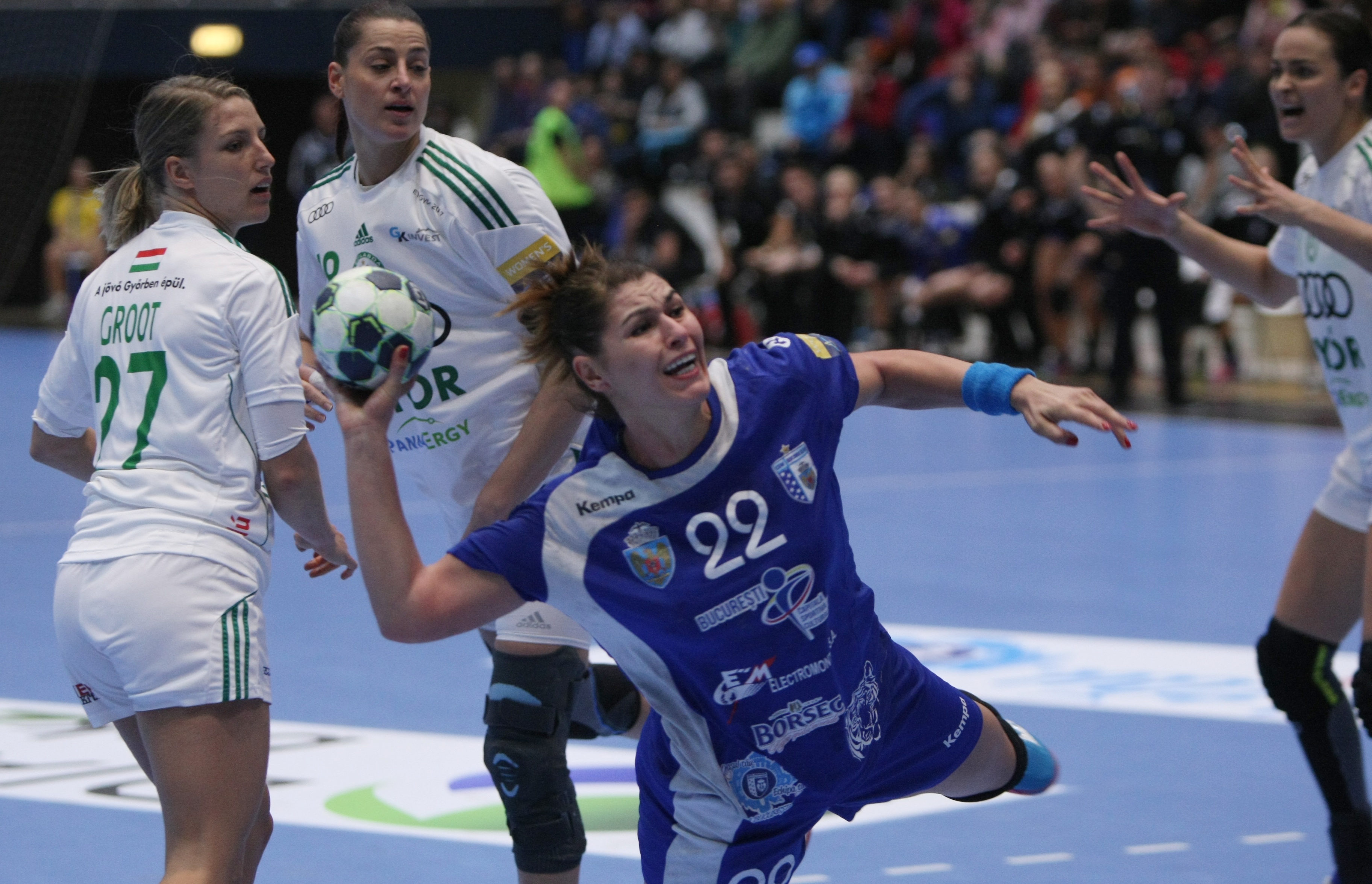 CSM București - Gyor 24-27. Maghiarele și-au luat revanșa pentru finala Ligii Campionilor | GALERIE FOTO