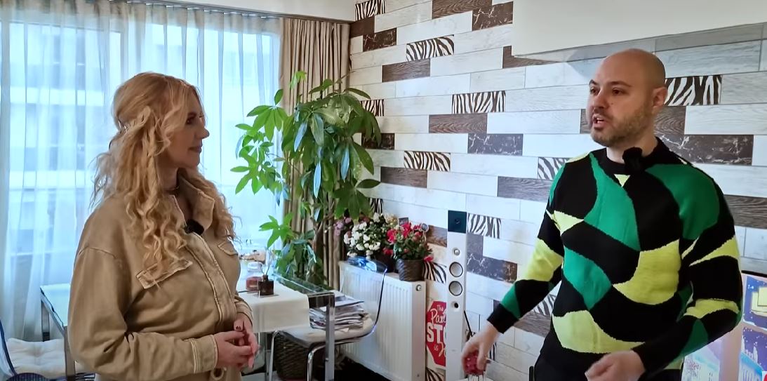 Imagini din apartamentul lui Mihai Mitoșeru: „Arată atât de frumos datorită fostei soții, ea a făcut cam tot în casa asta”
