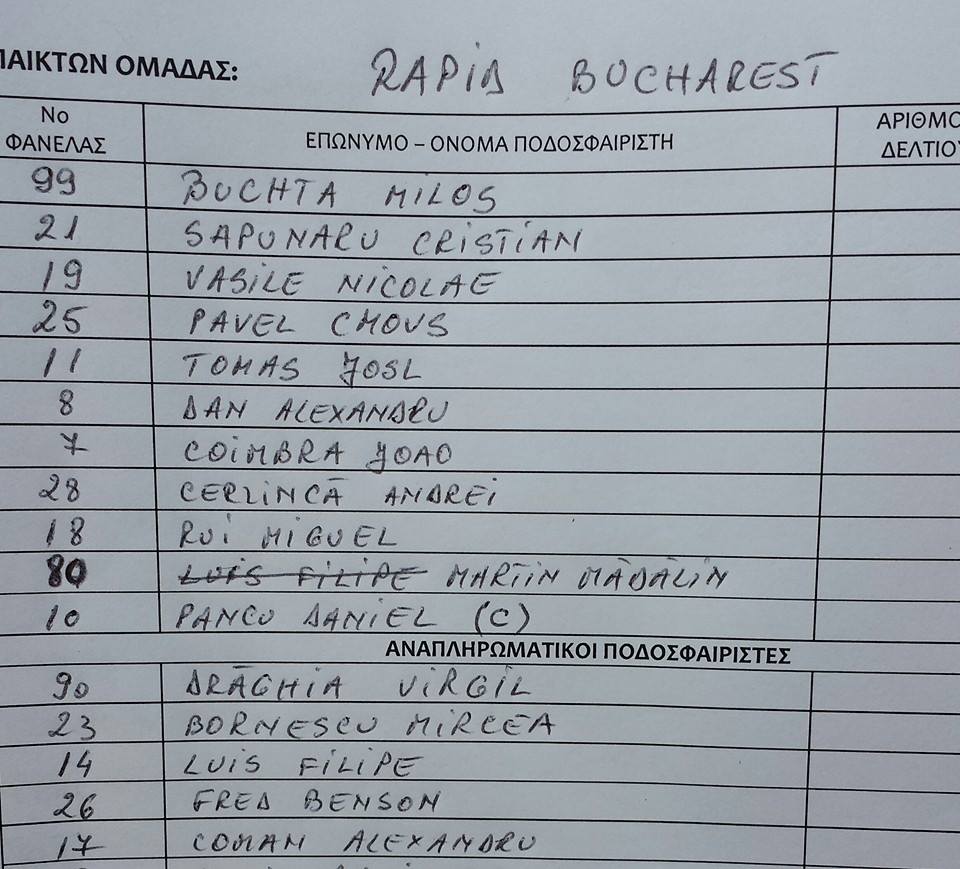 Rapid a împrumutat cinci jucători de la Xanthi pentru amicalul cu Marek Dupnița / FOTO