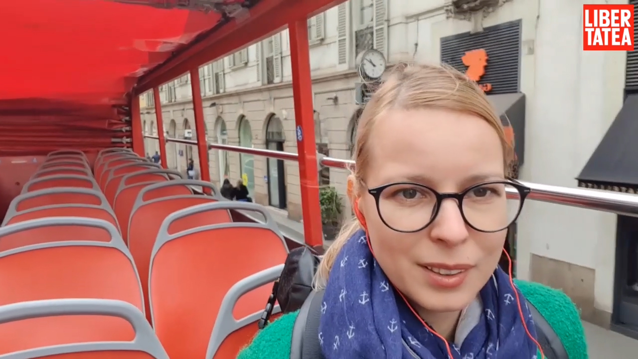Corespondență din Milano de la trimisul special Libertatea. Turism în vremea coronavirusului: city-tour cu autobuzul gol și chelneri cu mănuși chirurgicale