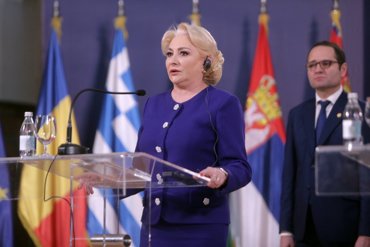FOTO. Dăncilă l-a invitat pe preşedintele sârb Aleksandar Vucic la Bucureşti. Întâlnire la nivel înalt în format cvadrilateral România - Bulgaria - Serbia - Grecia