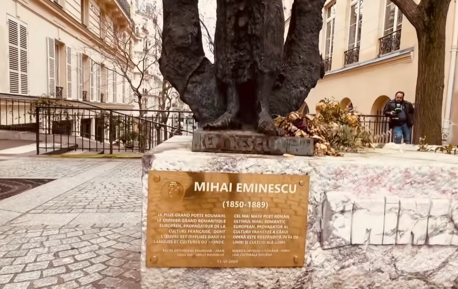 Mesajul viral al lui Dan Negru la 175 de ani de la nașterea lui Mihai Eminescu: „Am descoperit un loc prea puțin cunoscut de români în Paris!”