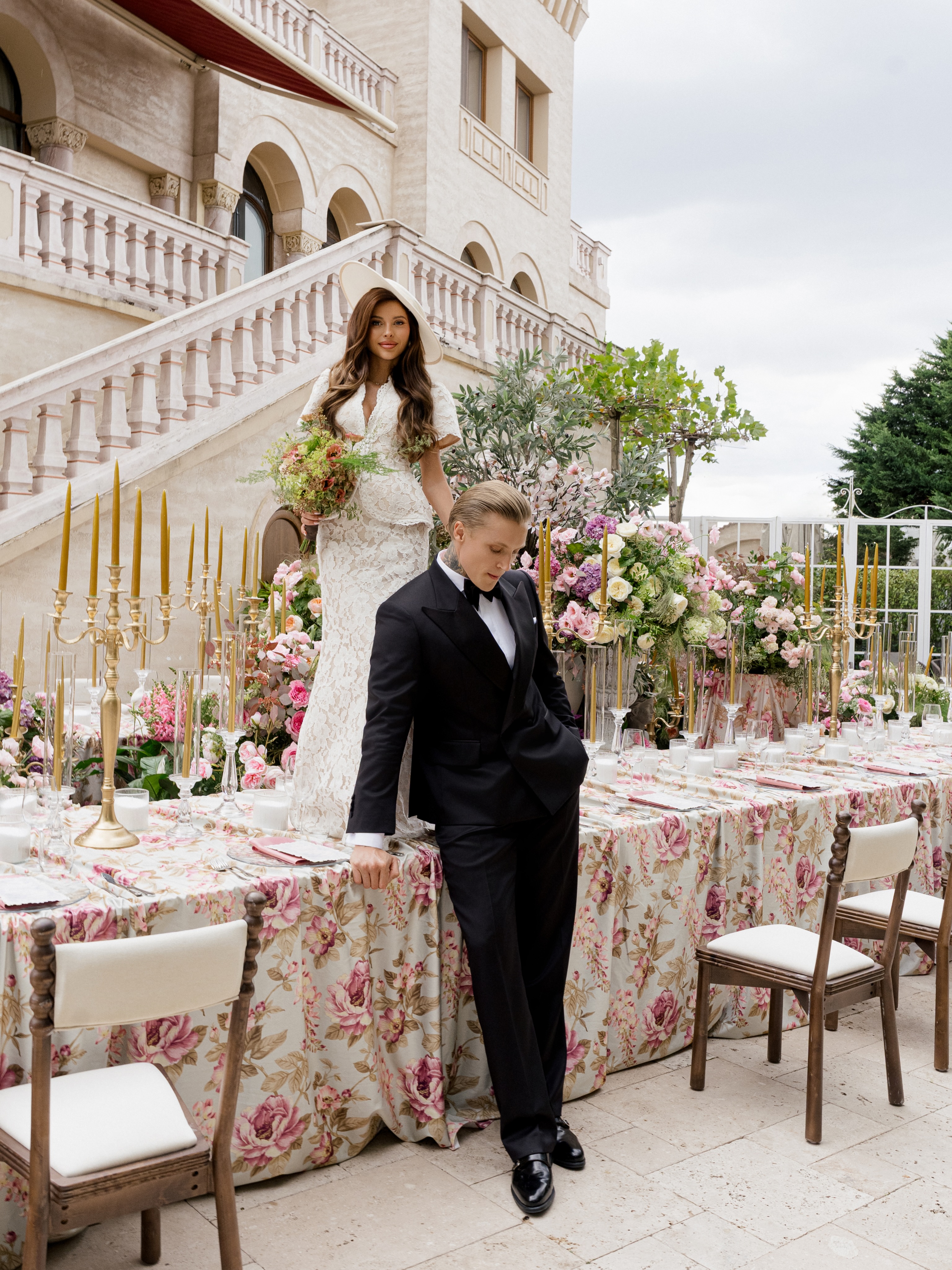 Imagini de la cununia civilă a Valeriei Lungu cu Alex Gîlcă